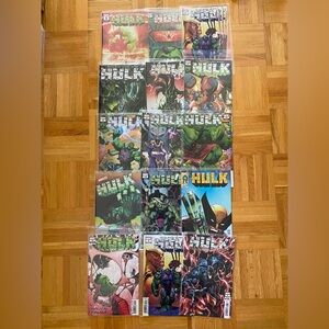 Marvel Hulk Comic Book Set 1-14